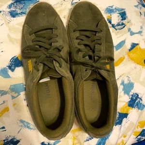 Olive Green Puma’s- extra comfy! Women’s size 11